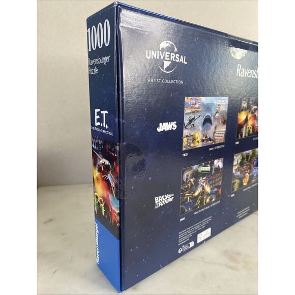 Ravensburger Universal ET Movie Poster 1000 pc Jigsaw Puzzle Adults Kids 12Y NEW - Picture 3 of 7